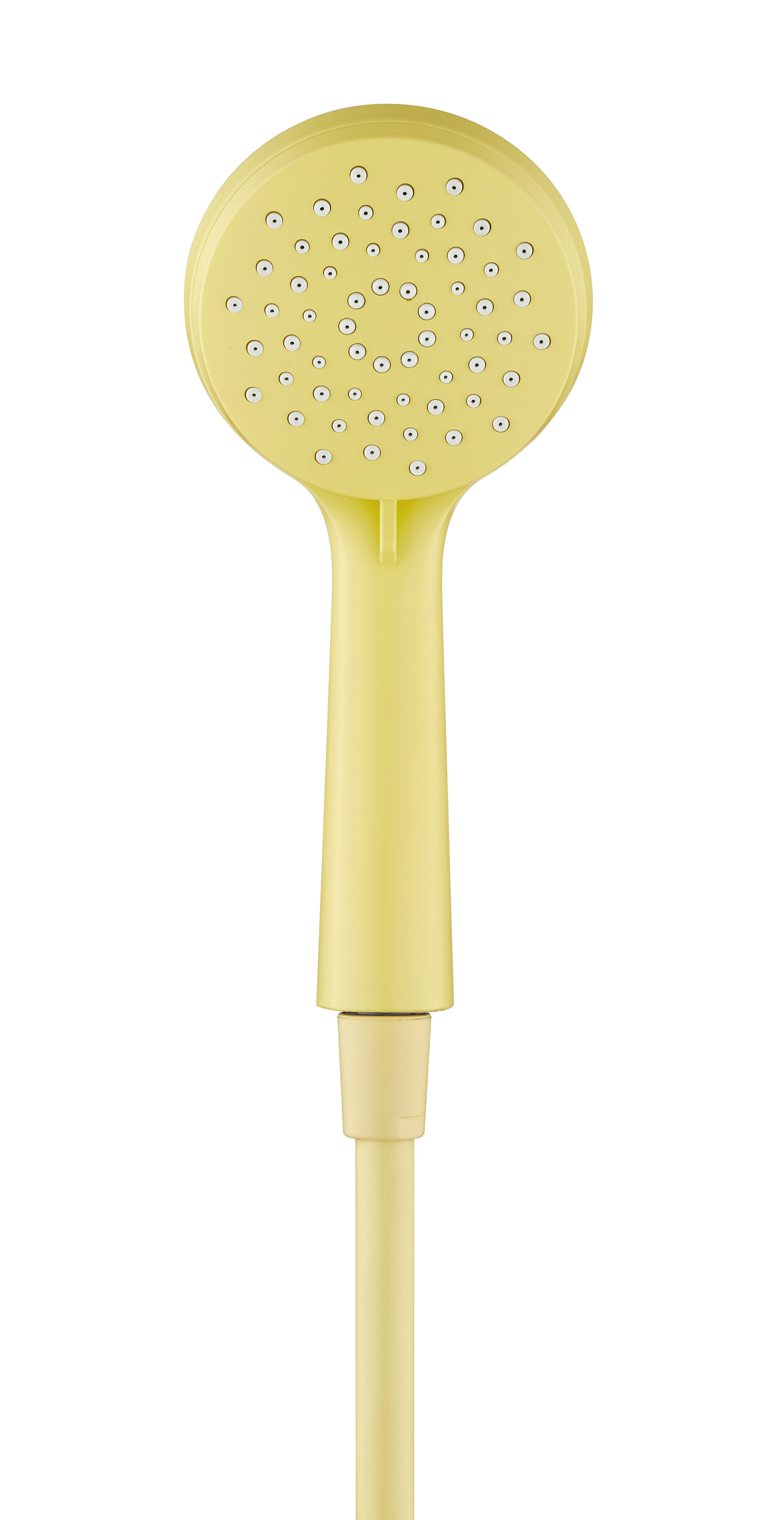 Käsisuihku ja suihkuletku pastellinkeltainen 1,5m letku