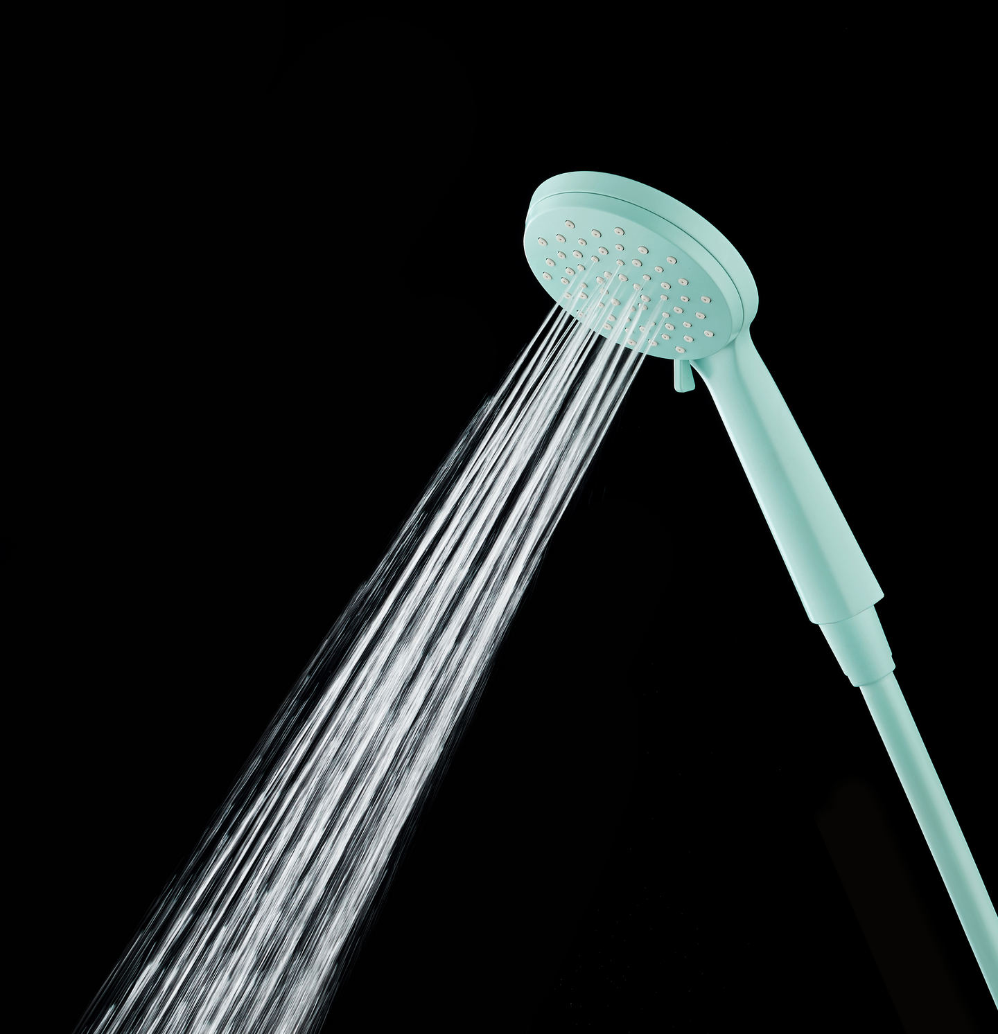 Käsisuihku ja suihkuletku pastellinsininen 1,5m letku