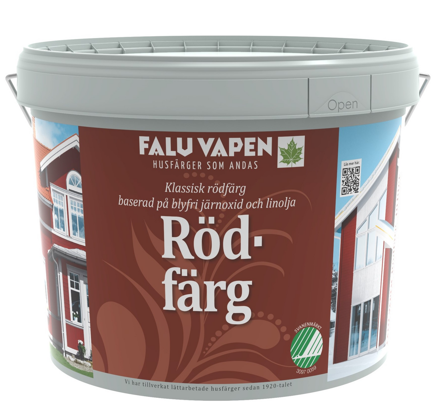 FALU VAPEN RÖDFÄRG RÖD PENSELKVALITÉT 10L