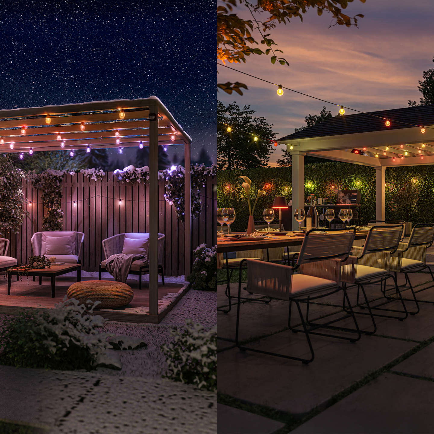 Led-valosarja PHILIPS HUE FESTAVIA Globe 30 21m 1000-20000K