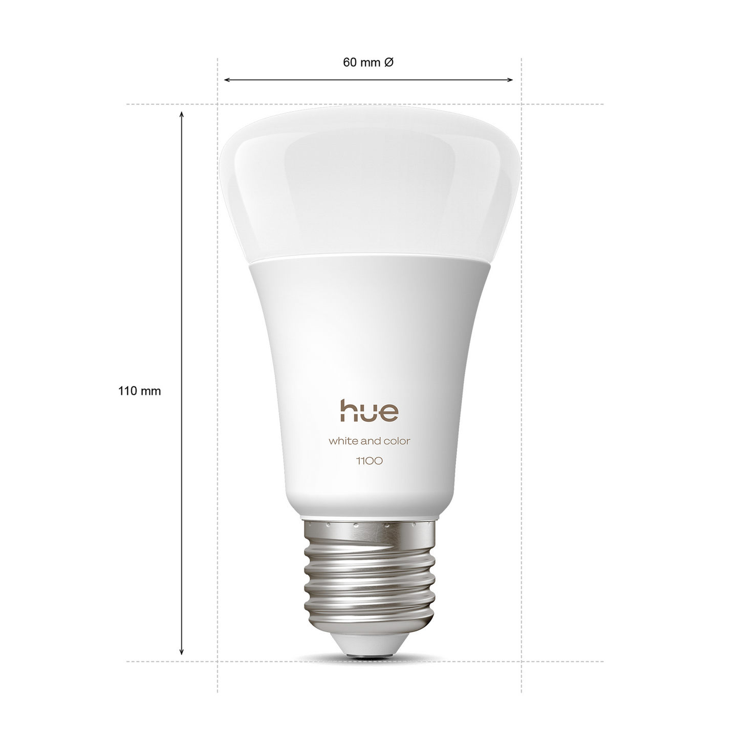 Led-lamppu PHILIPS HUE White and Color Ambiance 1100lm 8.1W 1000-20000K E27