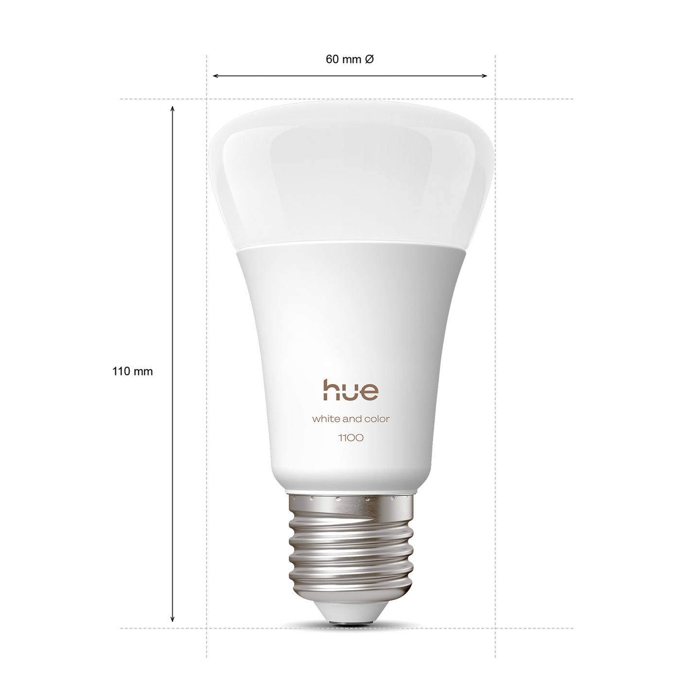 Led-lamppu PHILIPS HUE White and Color Ambiance 1100lm 8.1W 1000-20000K E27 2kpl