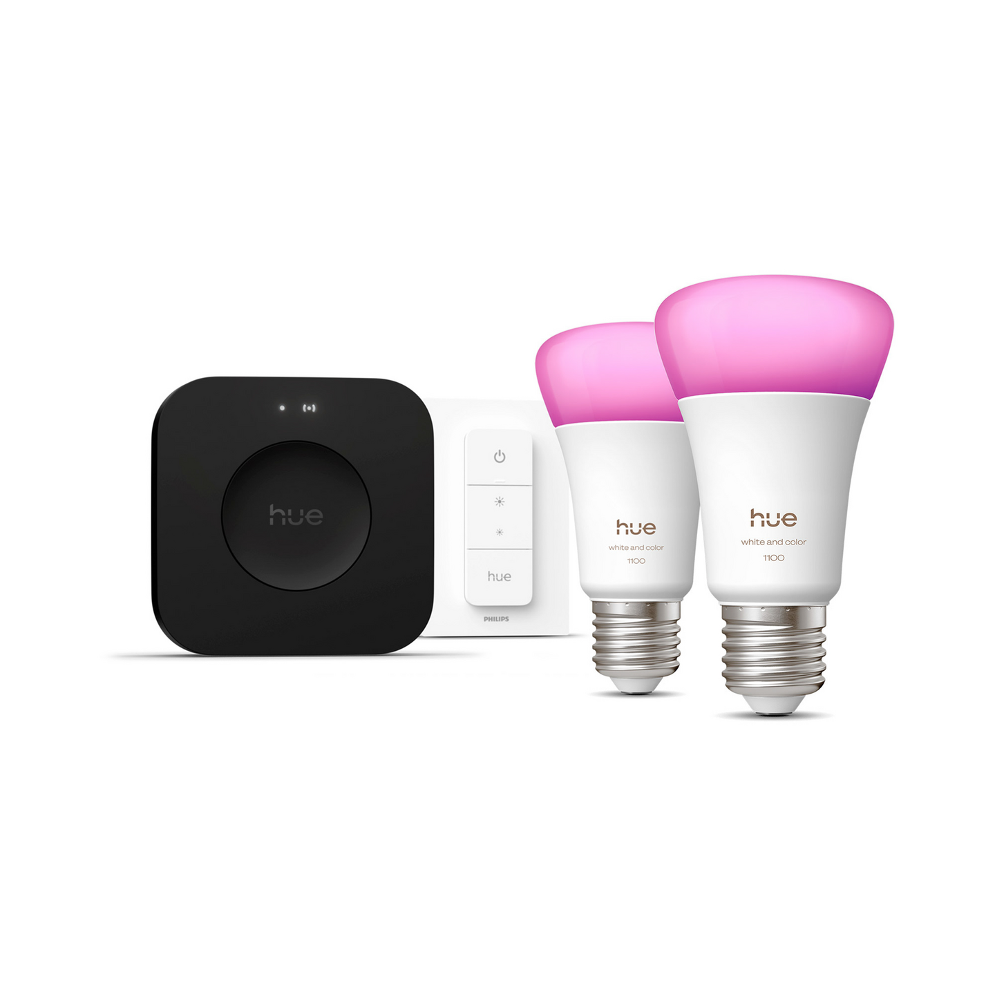 Aloituspakkaus PHILIPS HUE White and Color Ambiance 1100lm 5W 1000-20000K E27