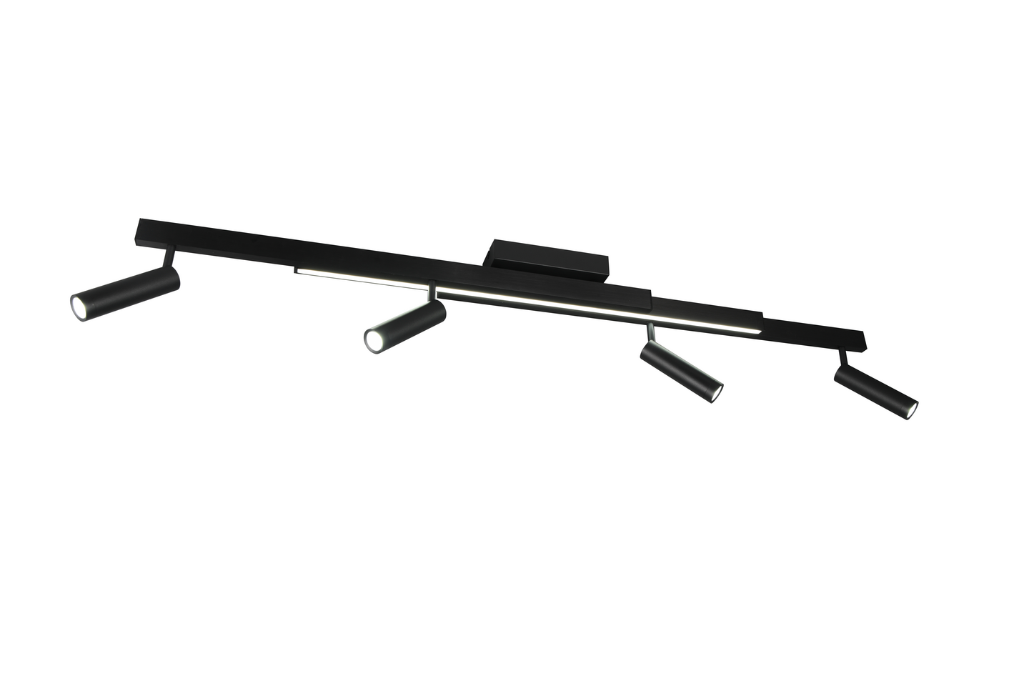 Spottivalaisin TRIO Zeno 4xled 5,5W 650lm + led 12W 1500LM 4-os mattamusta