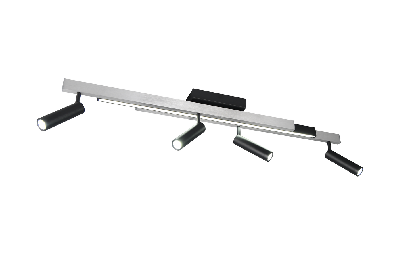 Spottivalaisin TRIO Zeno 4xled 5,5W 650lm + led 12W 1500LM 4-os harj alumiini