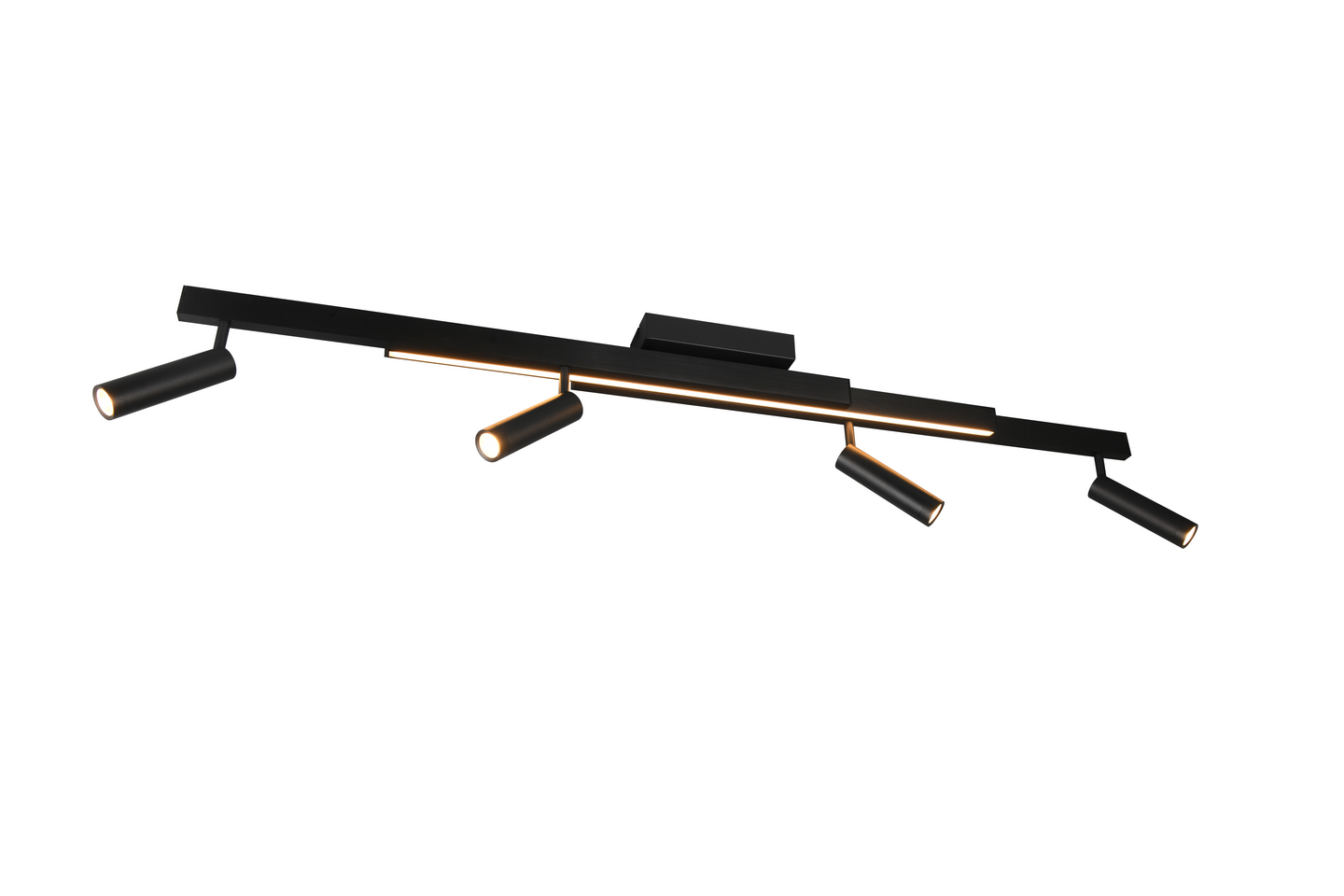 Spottivalaisin TRIO Zeno 4xled 5,5W 650lm + led 12W 1500LM 4-os mattamusta