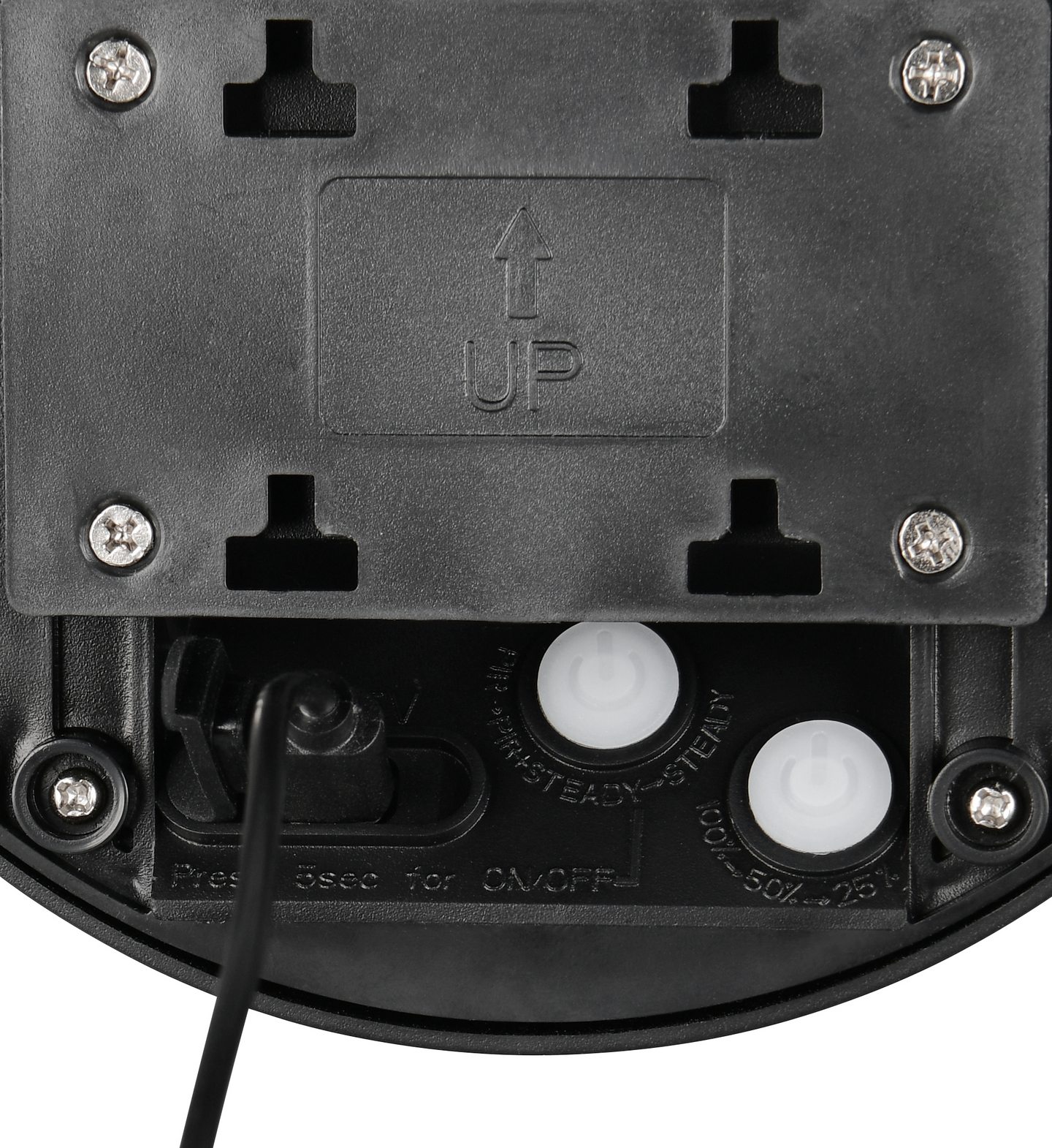 Aurinkokennovalaisin TRIO Cobre Hybrid led 8W 850lm mattamusta