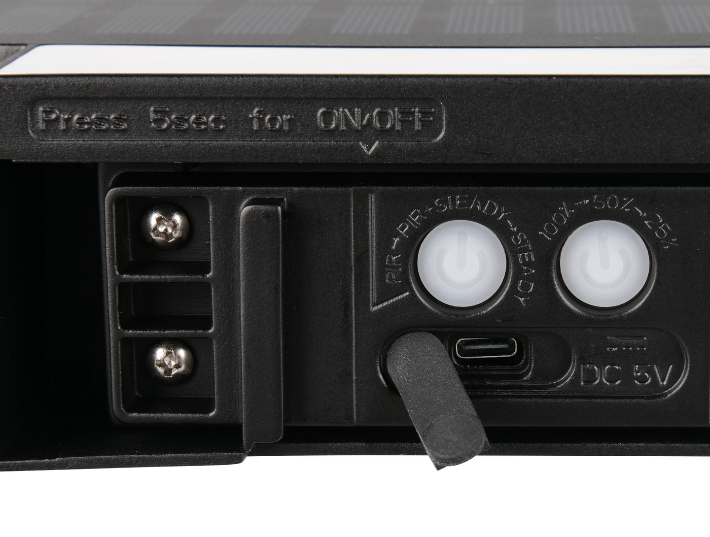 Aurinkokennovalaisin TRIO Bilbao Hybrid led 6W 700lm musta