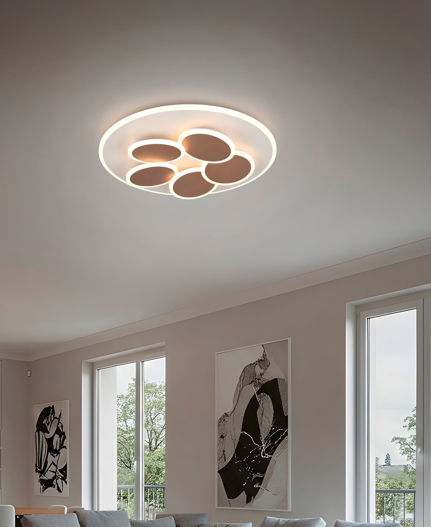 Kattovalaisin TRIO Mandala led 35W 4200lm harmaa