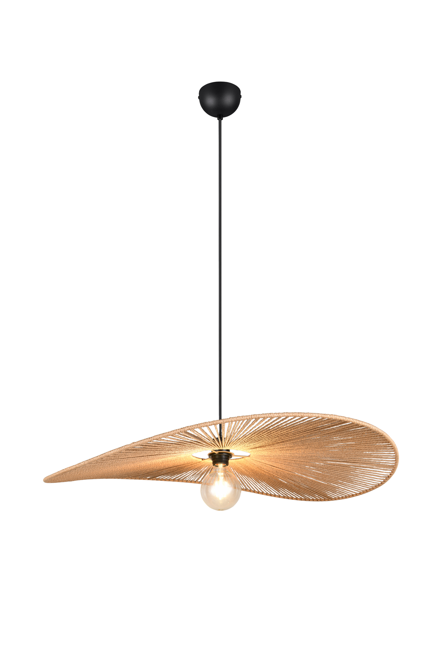 Riippuvalaisin TRIO Laurine E27 78cm ruskea