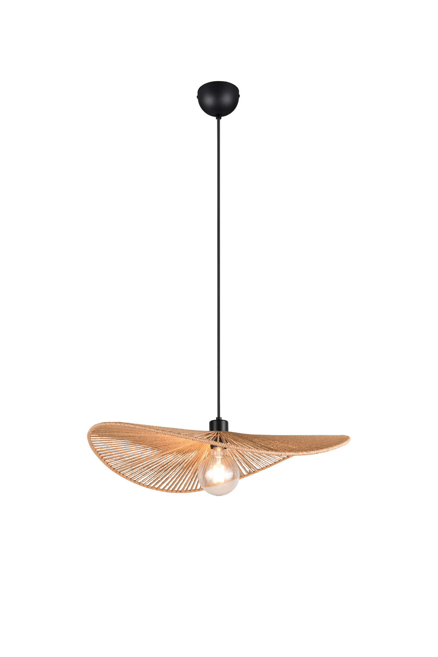 Riippuvalaisin TRIO Laurine E27 58cm ruskea