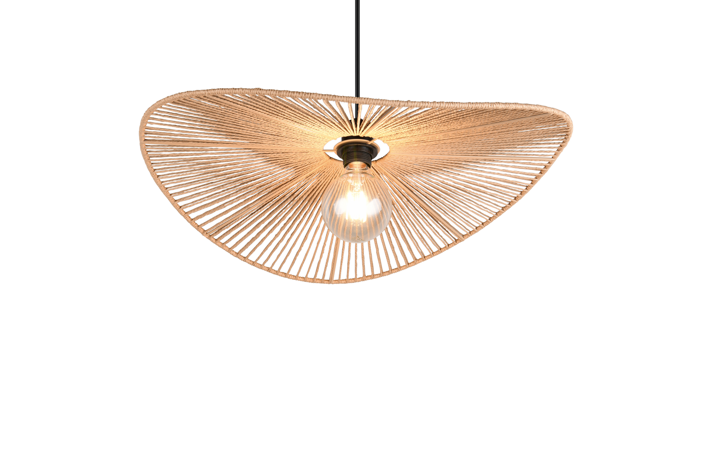 Riippuvalaisin TRIO Laurine E27 58cm ruskea