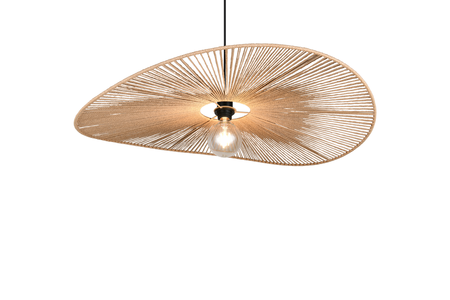 Riippuvalaisin TRIO Laurine E27 78cm ruskea