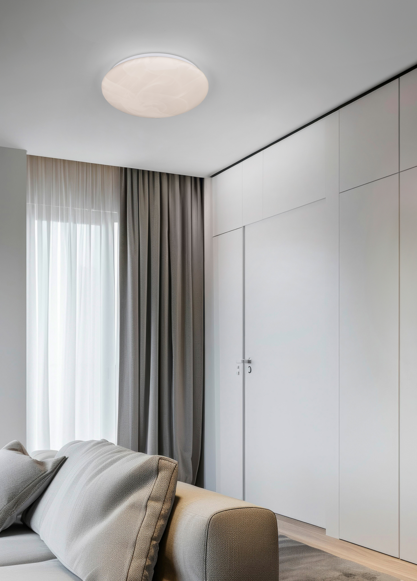 Kattovalaisin TRIO Umbria 12W 1600lm 28cm valkoinen