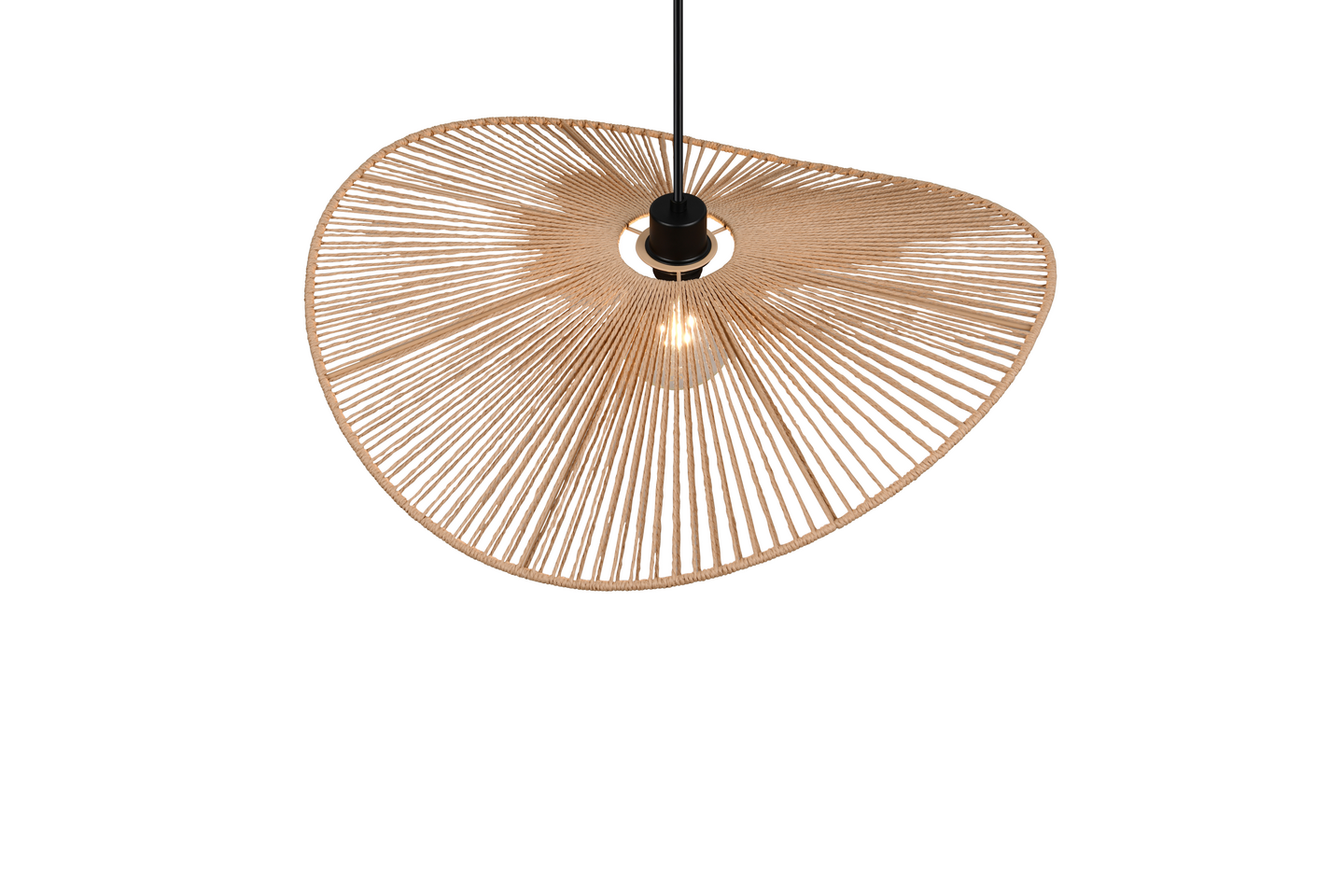 Riippuvalaisin TRIO Laurine E27 58cm ruskea