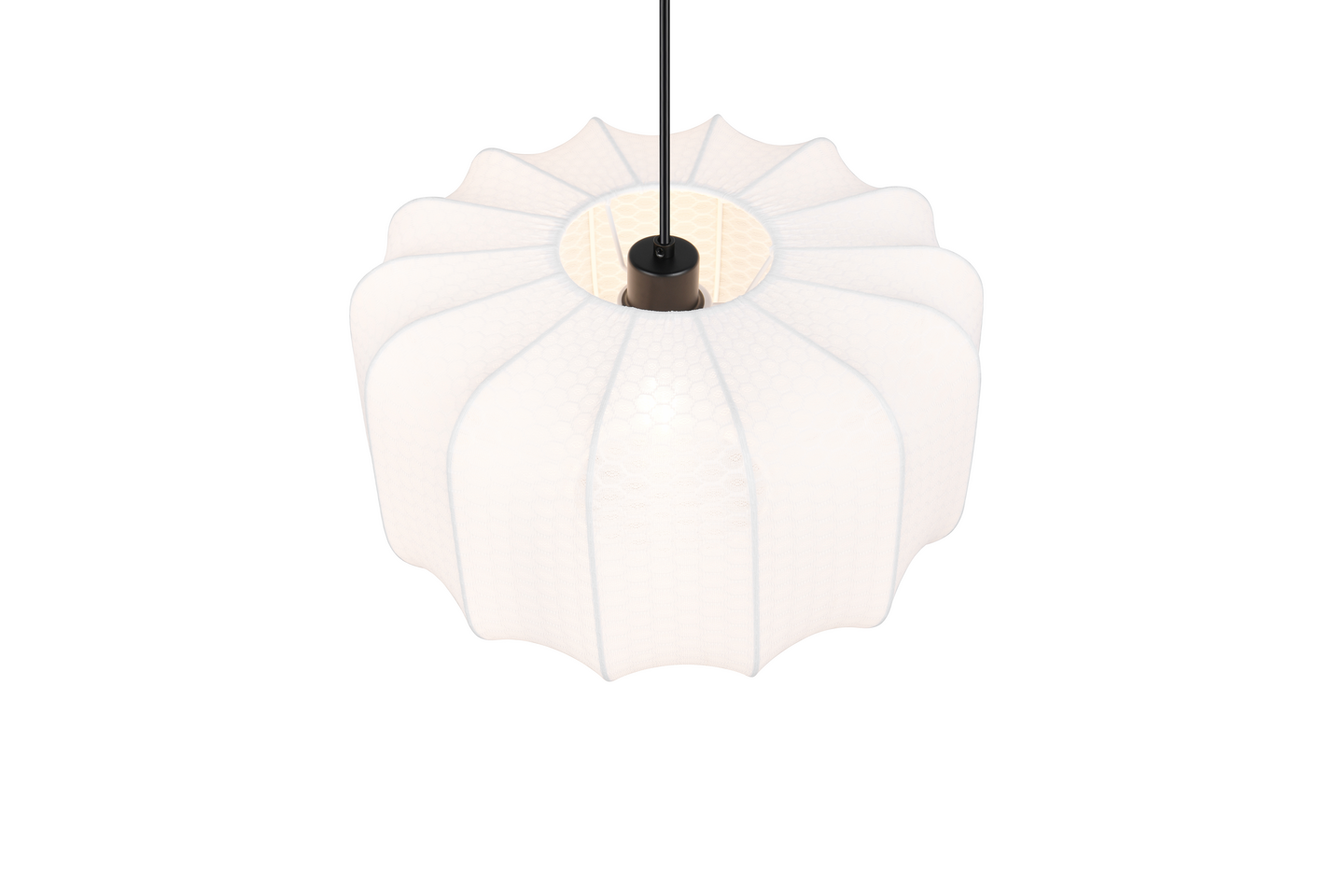 Riippuvalaisin TRIO Madeline E27 40cm valkoinen