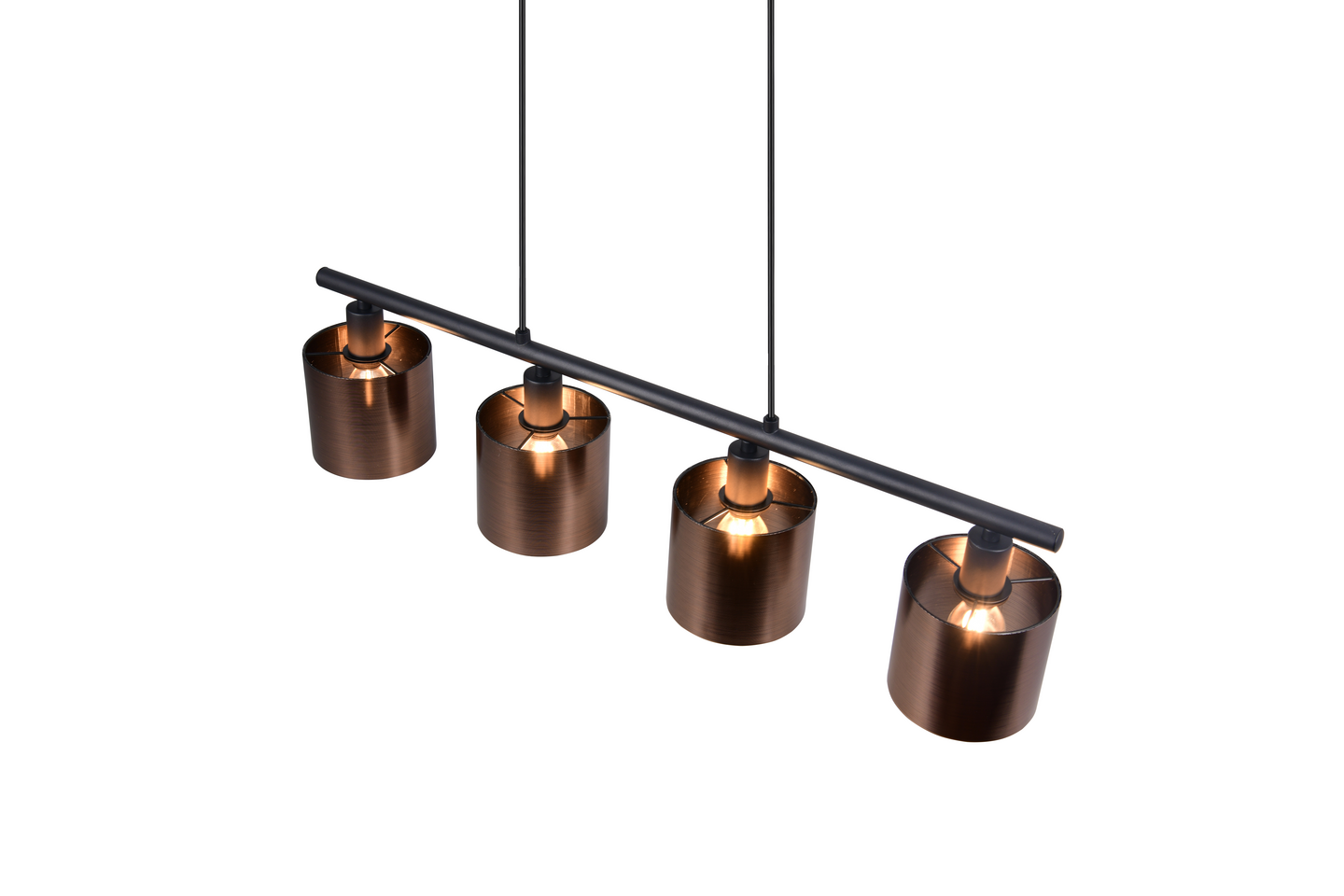 Riippuvalaisin TRIO Jason E14 4-os musta/pronssi