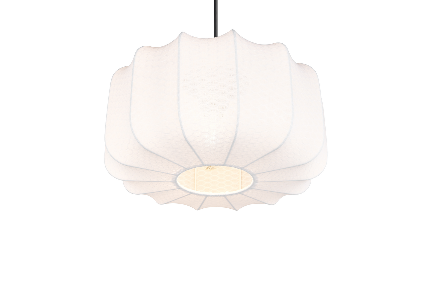 Riippuvalaisin TRIO Madeline E27 40cm valkoinen