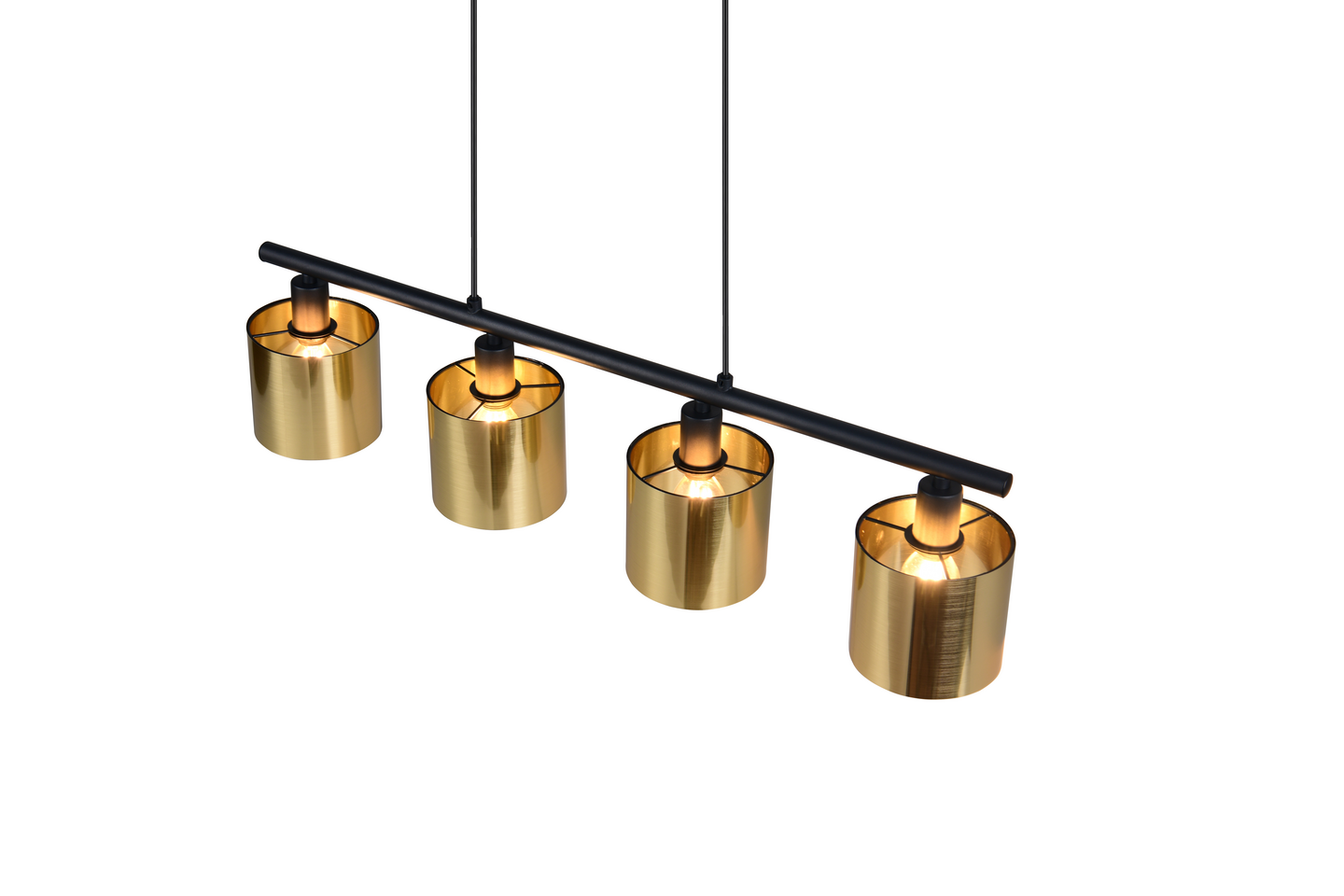 Riippuvalaisin TRIO Jason E14 4-os musta/kulta