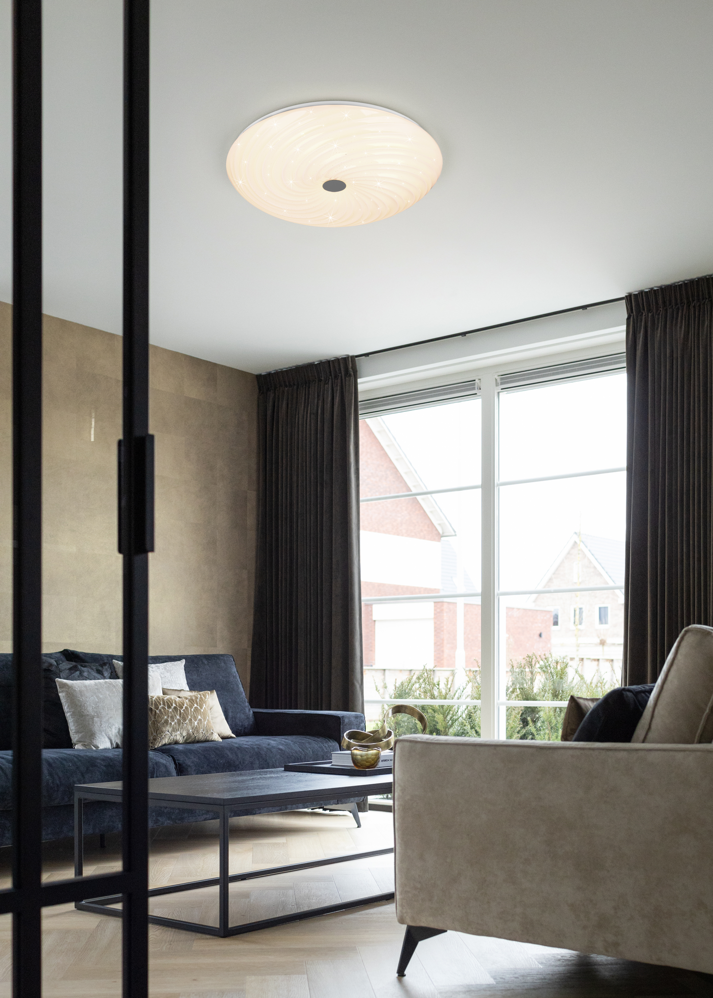 Kattovalaisin TRIO Gravity led 45W 5300lm 57cm valkoinen