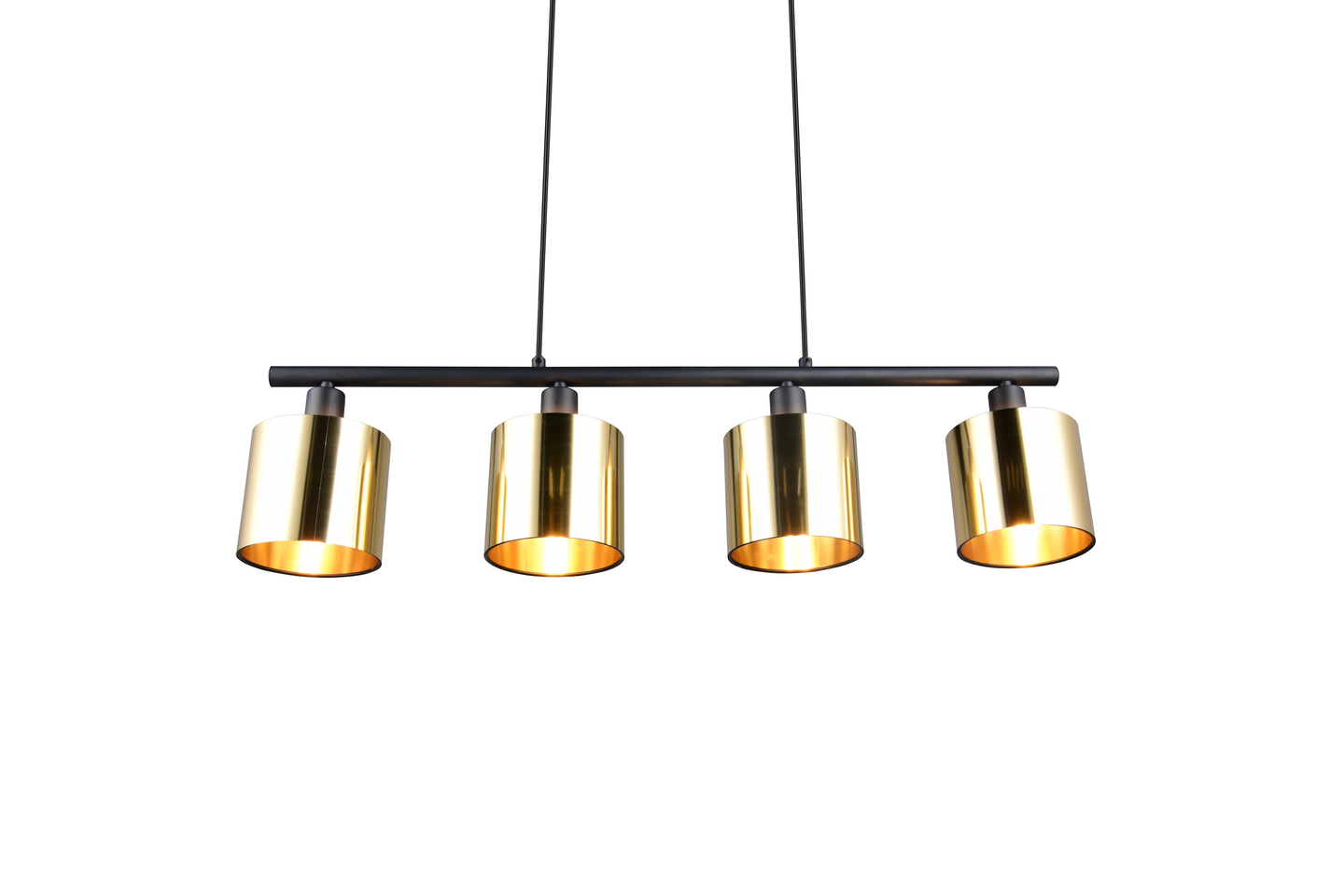 Riippuvalaisin TRIO Jason E14 4-os musta/kulta