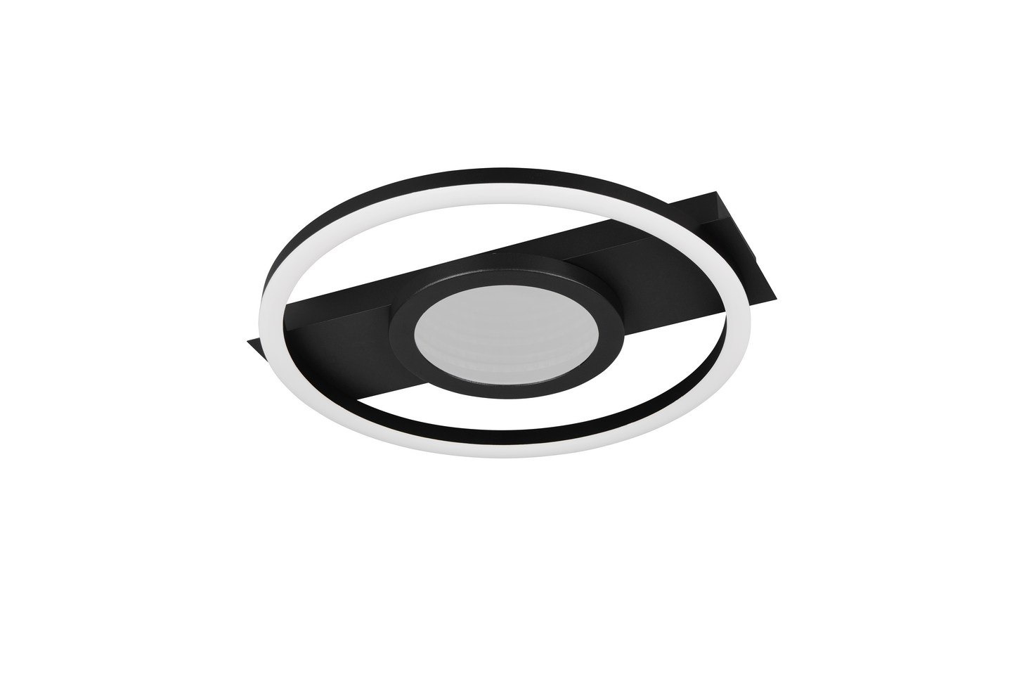 Kattovalaisin TRIO Wheeler led 16W 2000lm mattamusta pyöreä