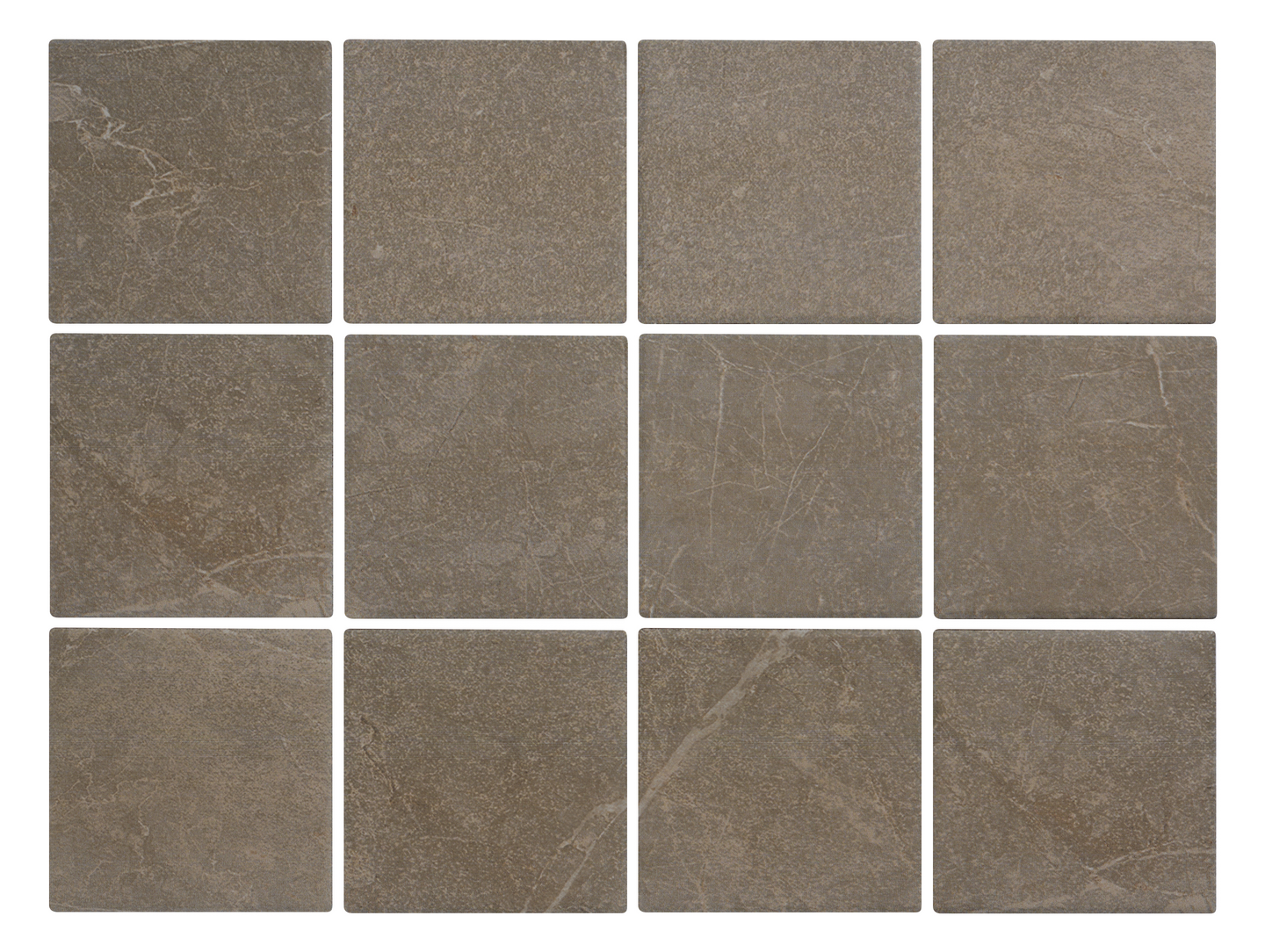 Lattialaatta Cello Veinstone 10x10 ruskea PK R10B 1,44m²