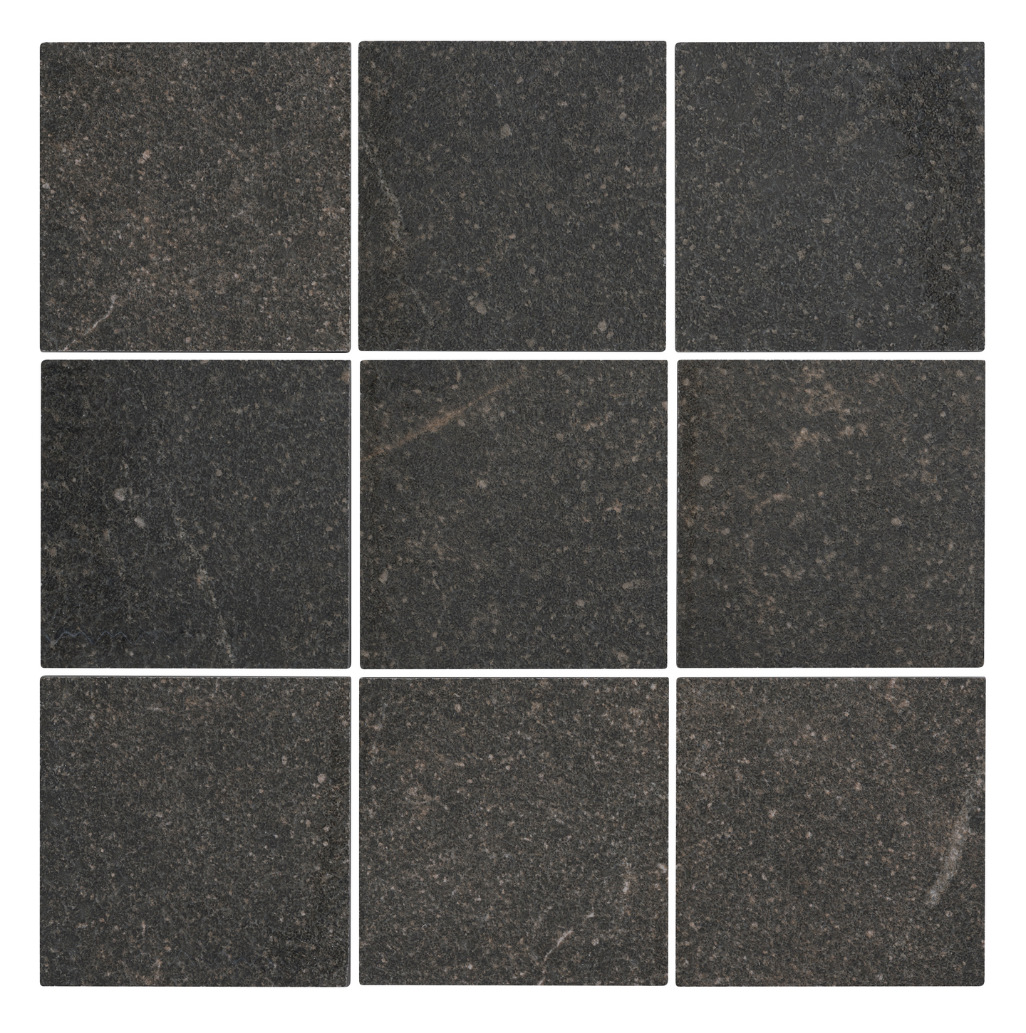 Lattialaatta Cello Iblei 10x10 musta 0,7m²