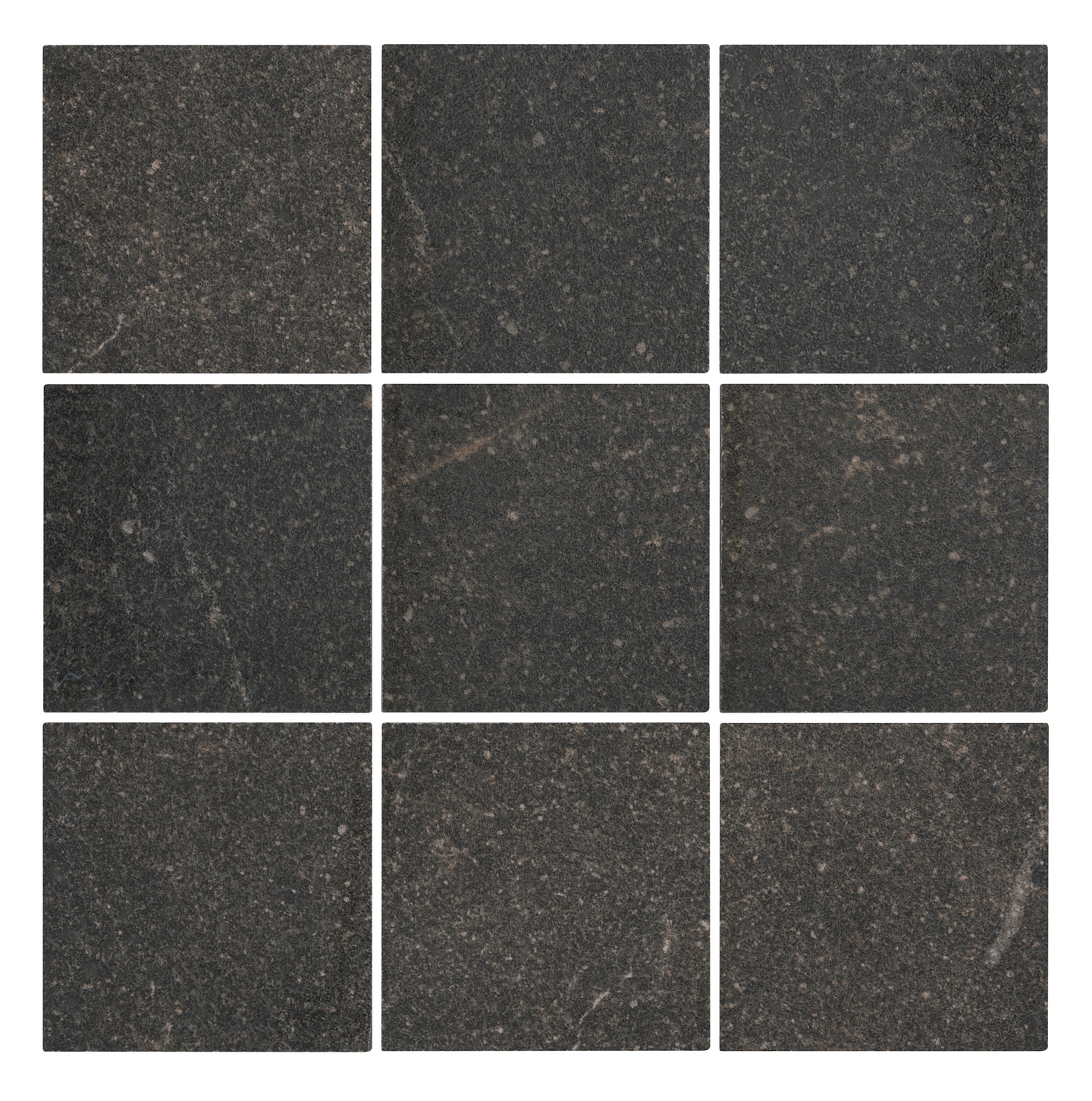 Lattialaatta Cello Iblei 10x10 musta 0,7m²