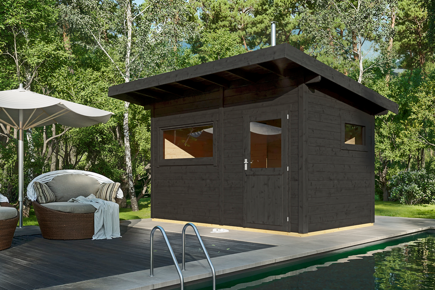 Pihasauna Söderhamn 8,8m²