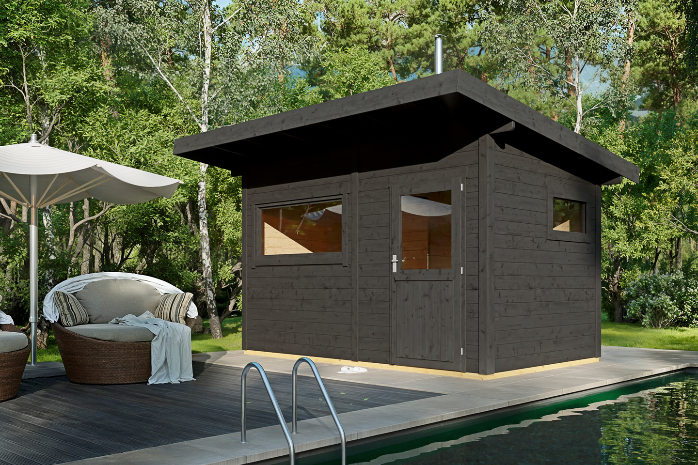 Pihasauna Söderhamn 8,8m²