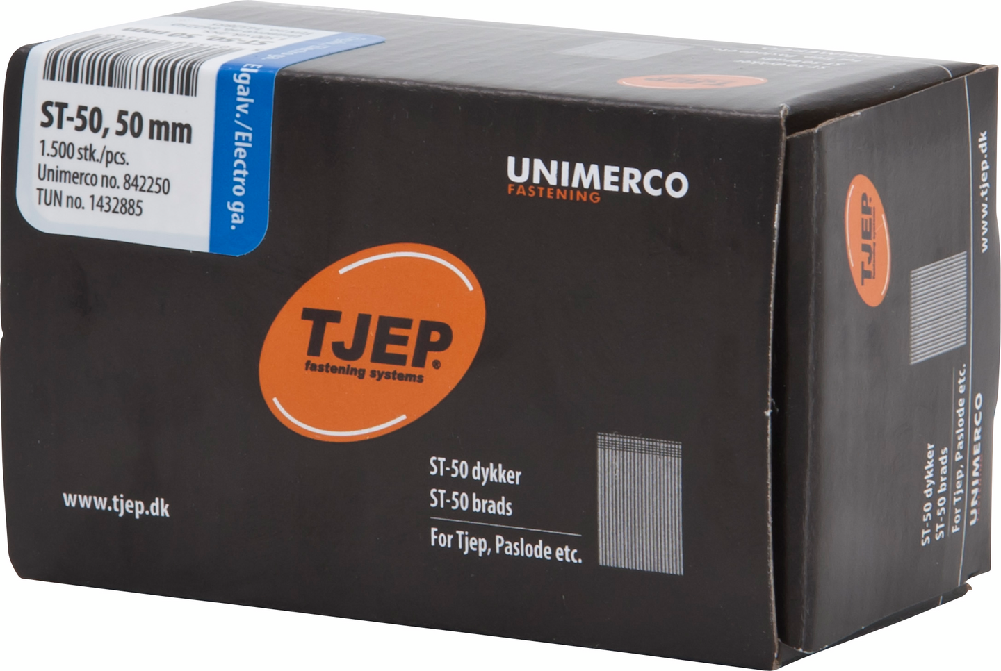 Betoniviimeistelynaula TJEP 50mm karkaistu sähkösinkitty 1500kpl