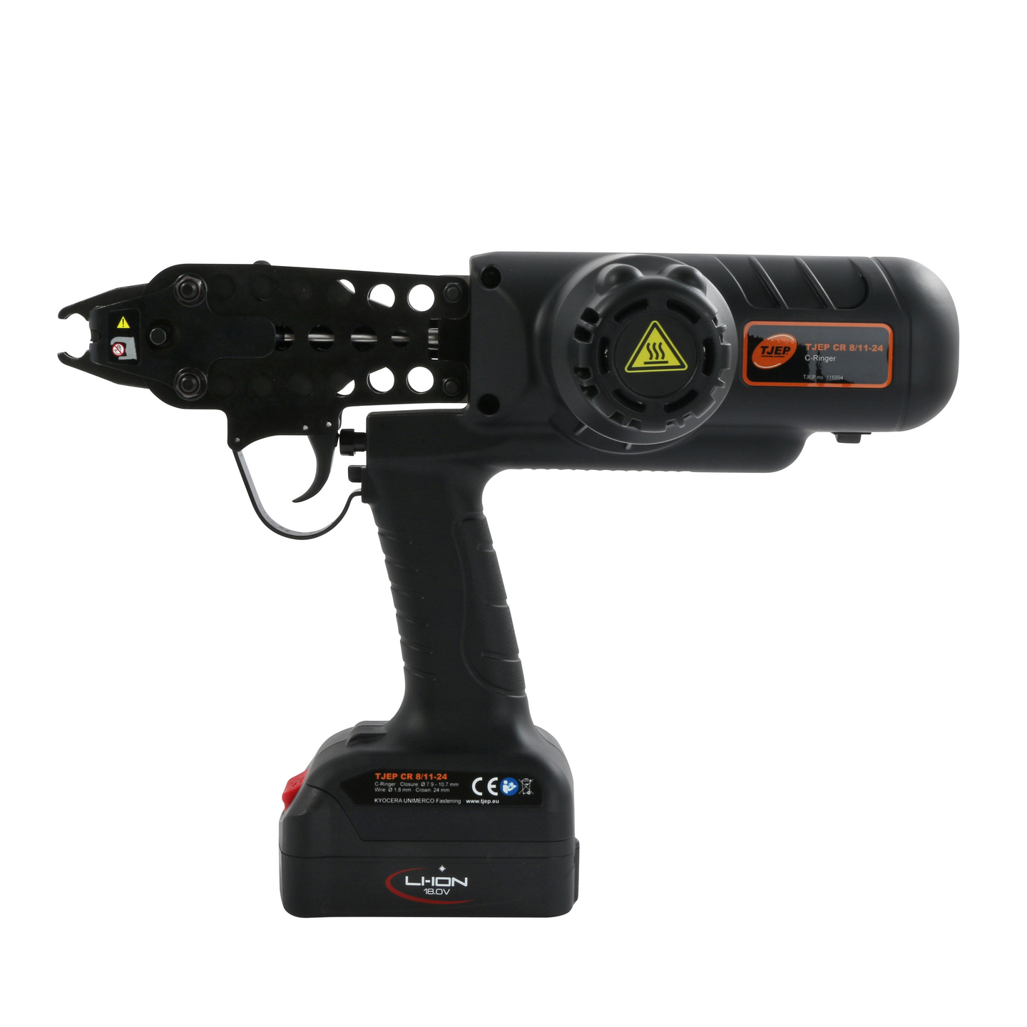 Lankapuristin TJEP CR8/11-24 2x2,5Ah ja laturi