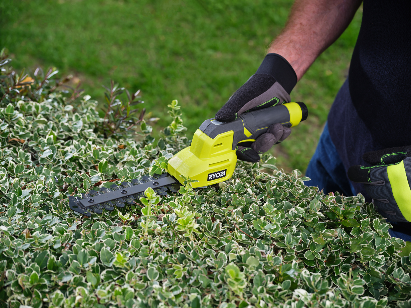 Akkuruohosakset/-pensasleikkuri Ryobi RY4CGSA-120 4V USB Lithium 1x2,0Ah