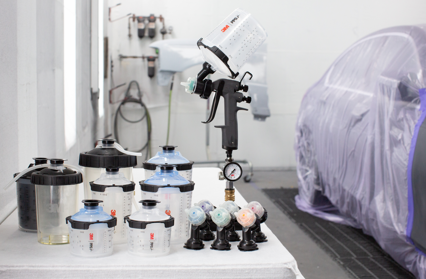 PPS-KIT 3M 2.0 400ML 125µ 50ST/FP, 26312A MIDI INNERKOPP MED LOCK