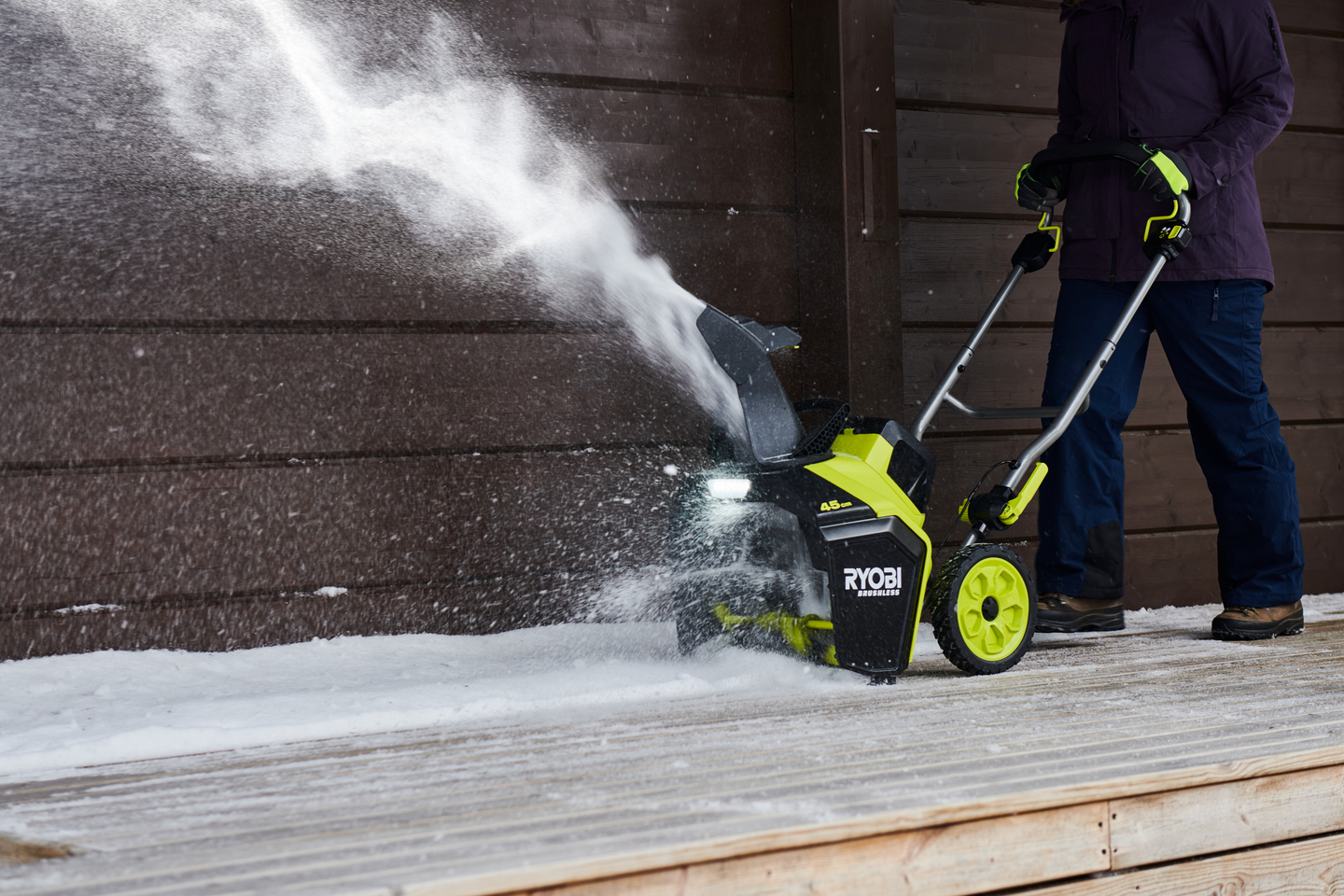 Akkulumilinko Ryobi RY18STX45A-0 18V ONE+ hiiliharjaton runkoversio