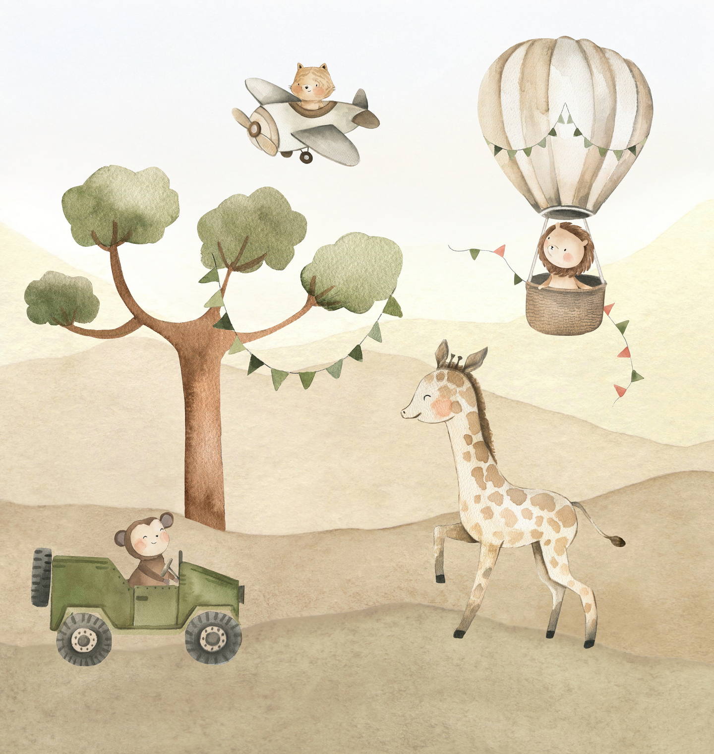 Kuvatapetti Rasch Kids World II 368000 2,80x2,65m kuitu