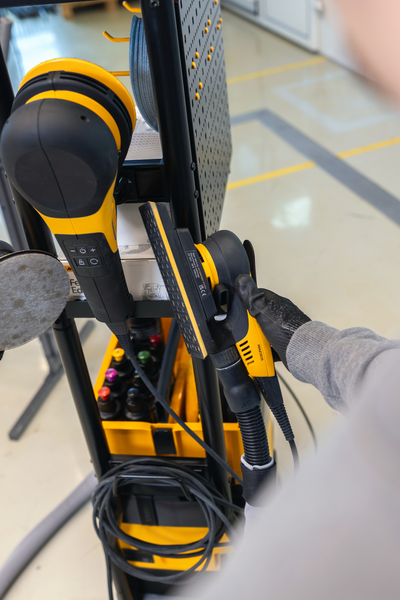 Muovisalkku Mirka 400x300x158mm keltainen