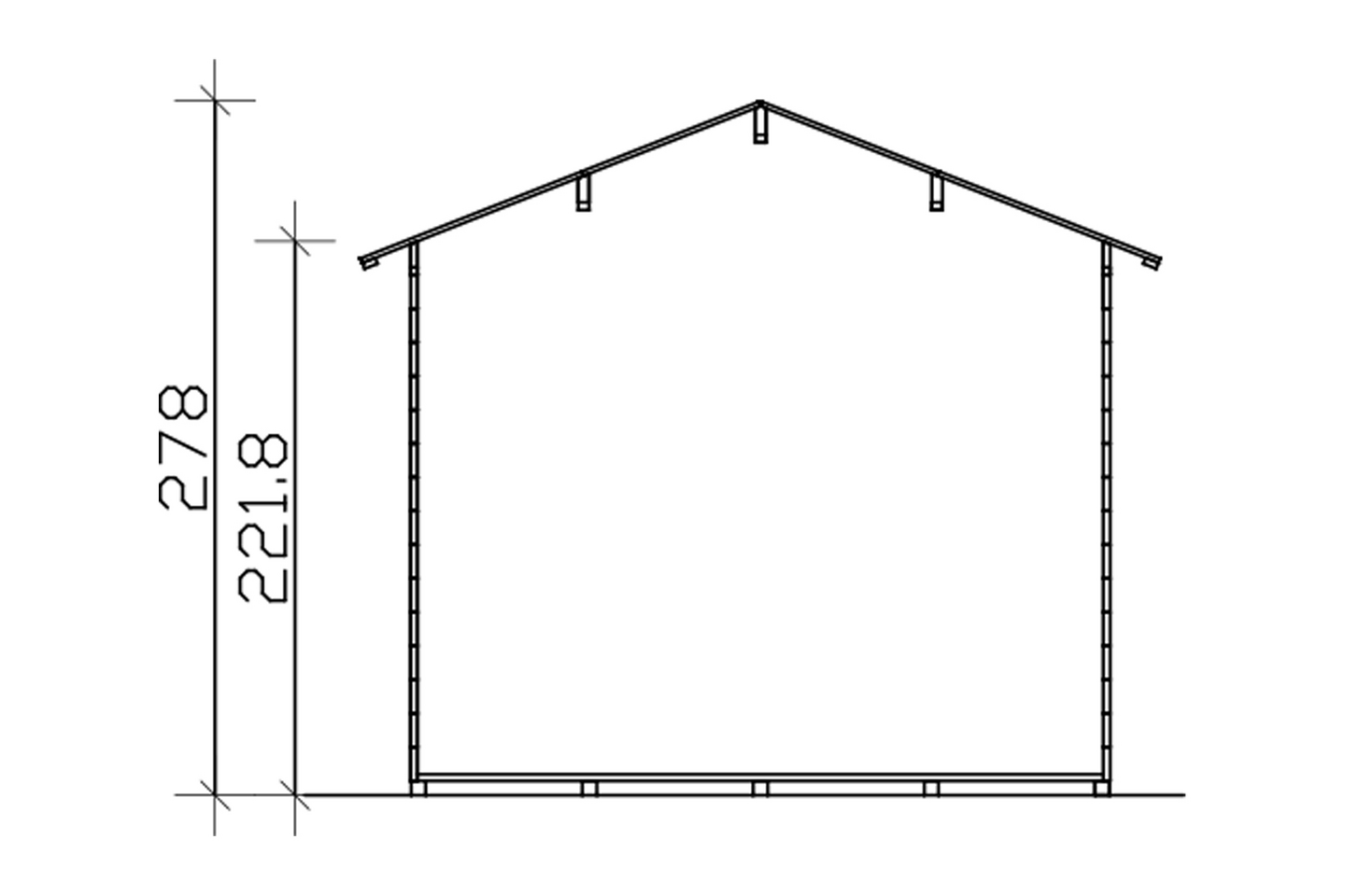 Aittavarasto Cello Ludvika 9,8m2