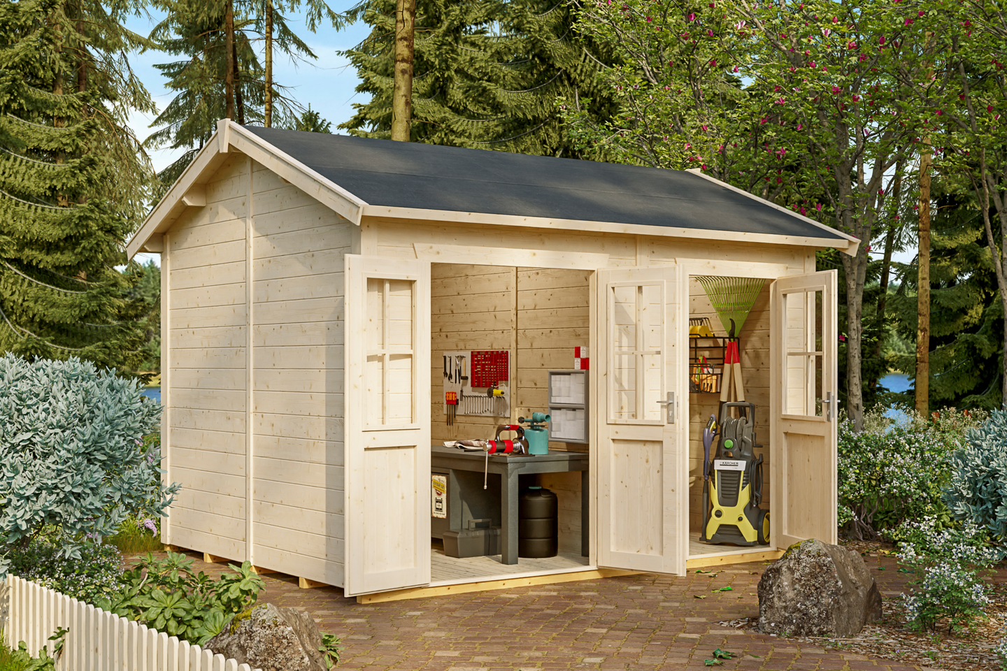 Aittavarasto Cello Ludvika 9,8m2