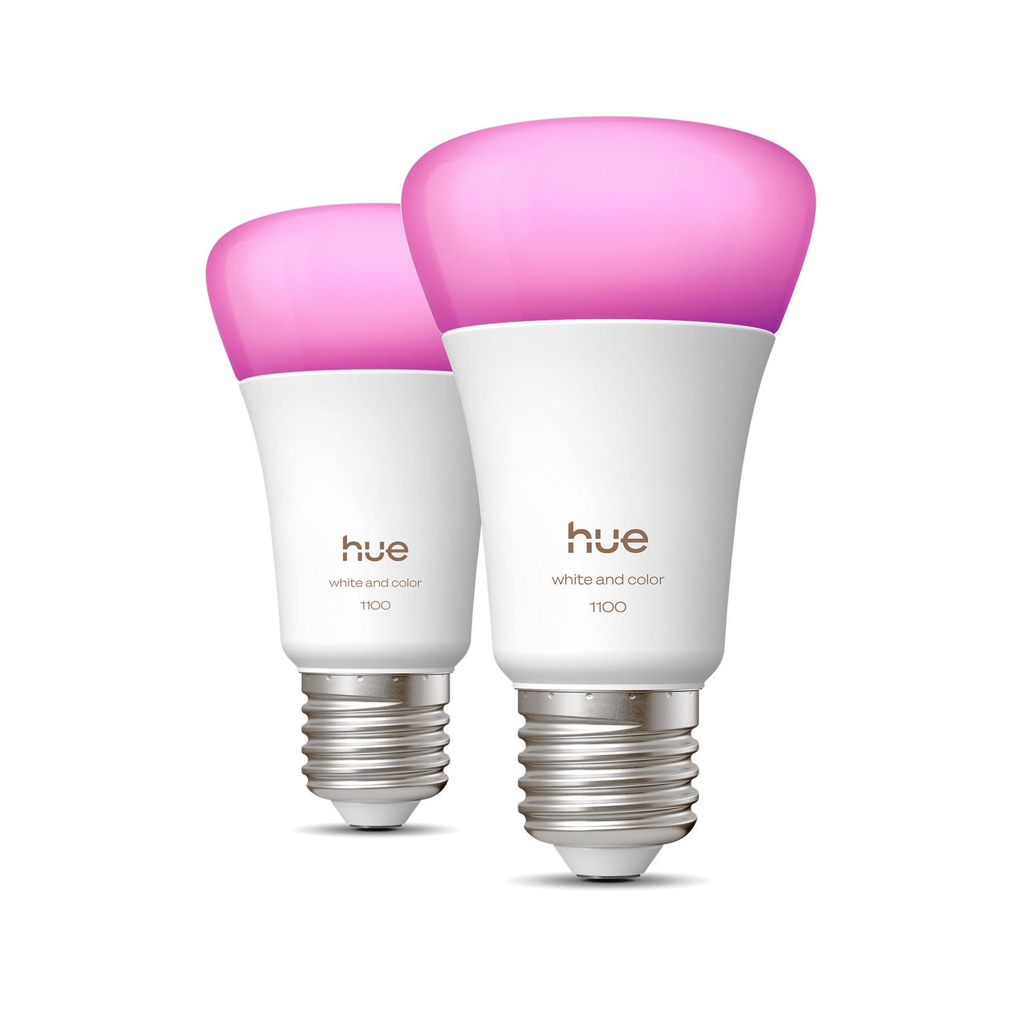 Led-lamppu PHILIPS HUE White and Color Ambiance 1100lm 8.1W 1000-20000K E27 2kpl