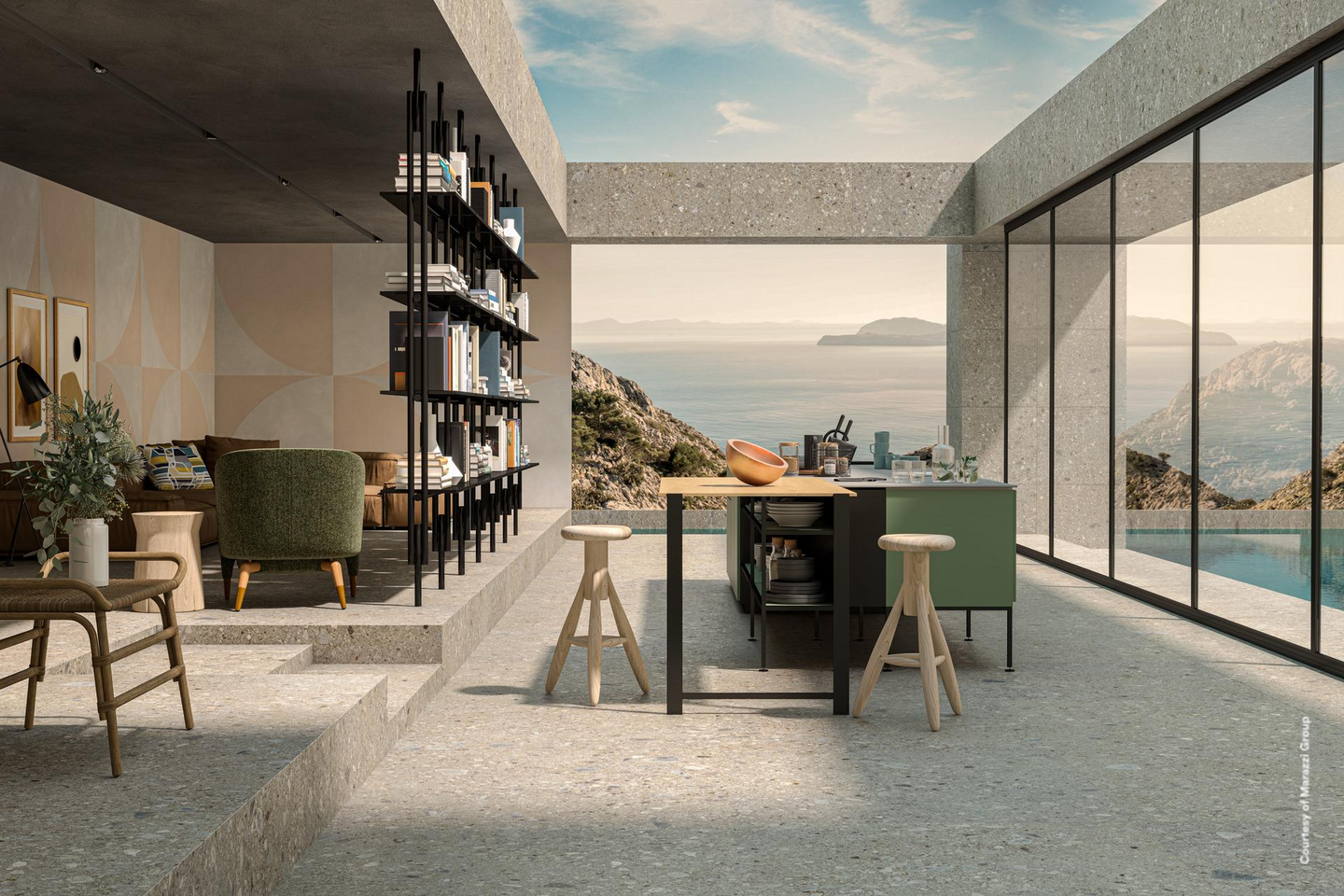 Lattialaatta Ceppo Di Gre 80x80x2 Grey matta R11B RT 0,64m²