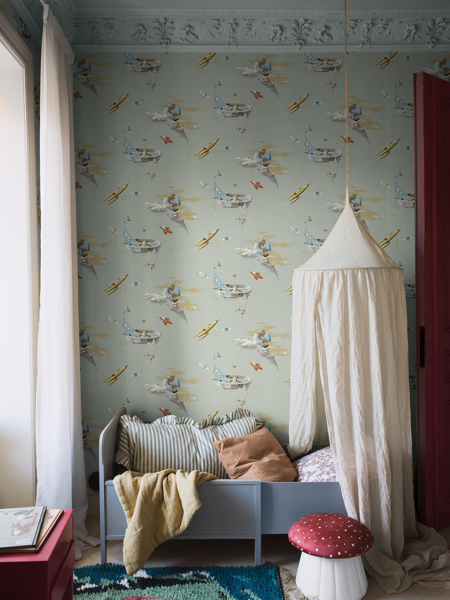 Kuitutapetti Boråstapeter Fairyland 8154 Space Adventure 10,05m