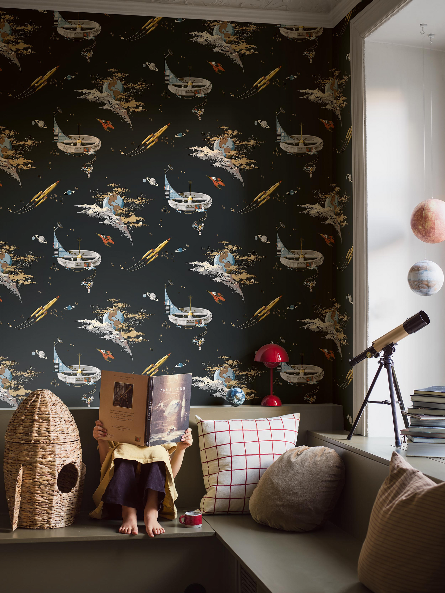 Kuitutapetti Boråstapeter Fairyland 8155 Space Adventure 10,05m