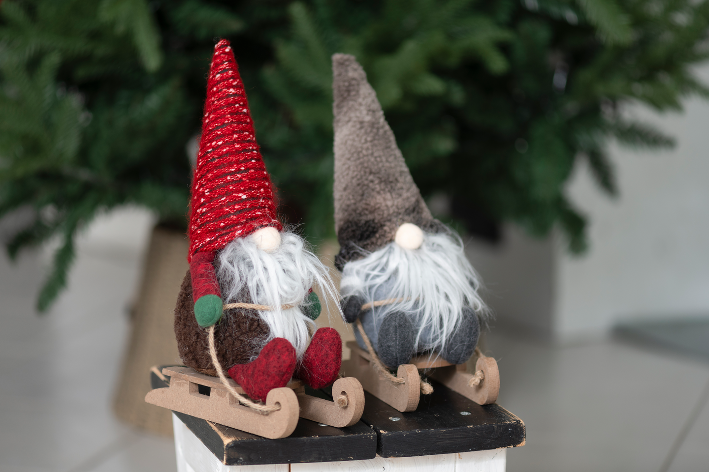 Tonttu raitalakki Winteria 14cm