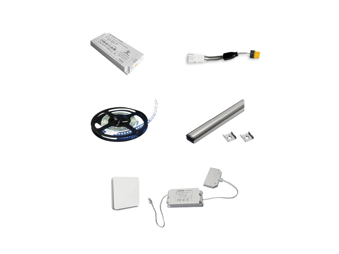 Valoprofiili/-nauha Savo Tudo Sarja 2,5m 4000k Kinetic Musta