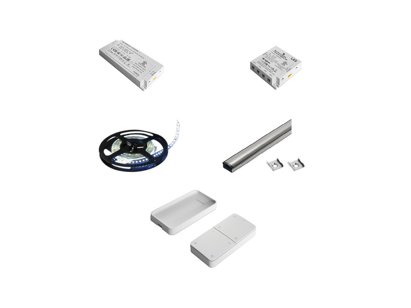 Valoprofiili/-nauha Savo Tudo Sarja 2,5m Iled Musta