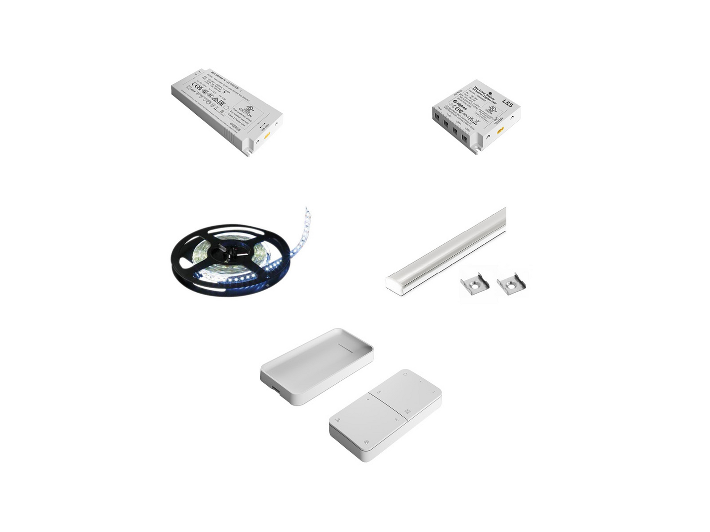 Valoprofiili/-nauha Savo Tudo Sarja 2,5m Iled Valkoinen