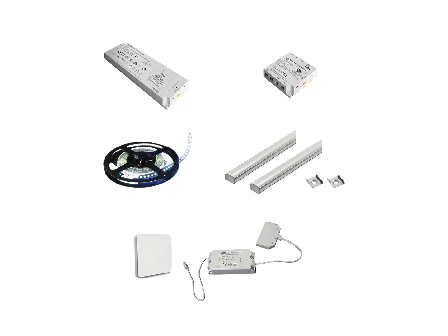 Valoprofiili/-nauha Savo Tudo Sarja 5m 4000k Kinetic Alumiin