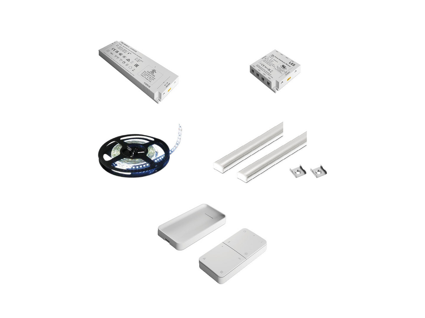 Valoprofiili/-nauha Savo Tudo Sarja 5m Iled Valkoinen